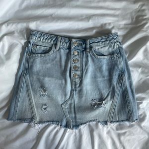 FREE PEOPLE denim skirt